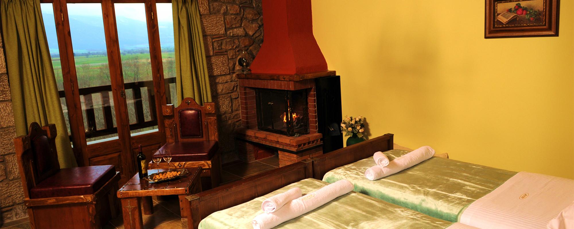 Delux Double Room with Fireplace